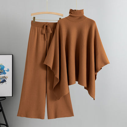 A knitted sweater set