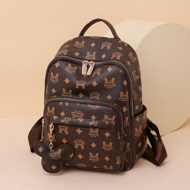 A new women's backpack trendy Internet celebrity hot-selling large-capacity backpack