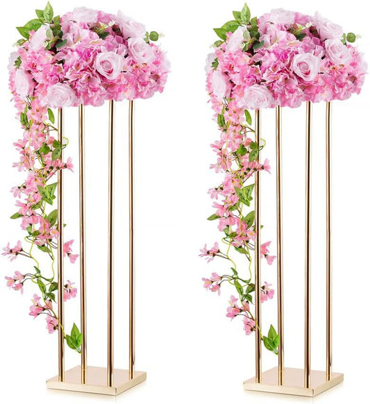 A box wrought iron flower stand