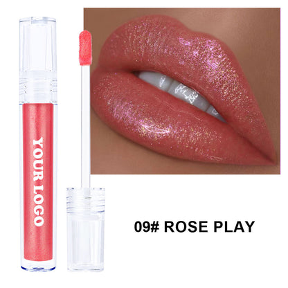 A mirror water gloss lip gloss lip glaze —— Customizable logo MOQ 100 pieces