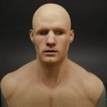 A Breaking Bad old white mask bald old man latex hood Halloween Cosplay funny props