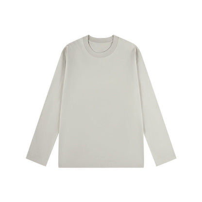 A cotton long-sleeved top