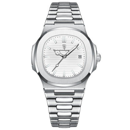 A waterproof luminous new men's watch men's ultra-thin quartz watch