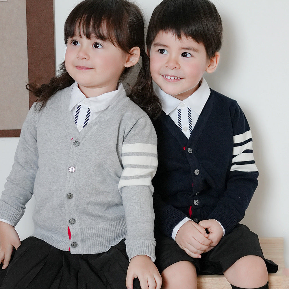 A children's knitted jacket