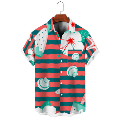 A lapel print shirt