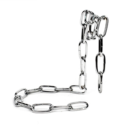 A magical suspended iron chain wine rack metal chain handicrafts personalized creative hotel bar ornament