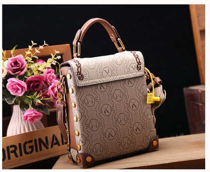 A high-end niche lock portable box bag