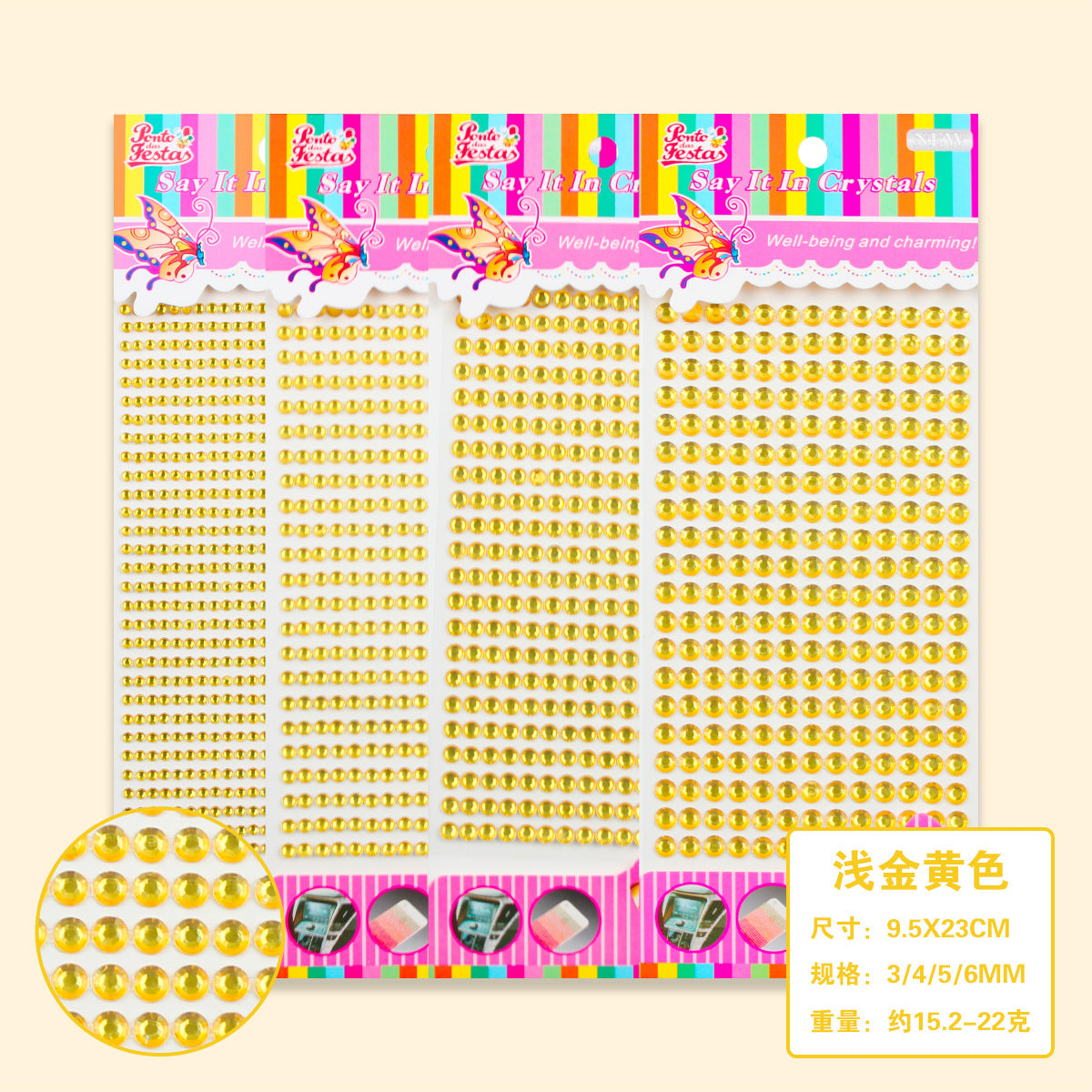 A diamond sticker handmade creative diamond pearl sticker flat bottom diamond decorative car sticker acrylic diamond universal color sticker - Mixbatch