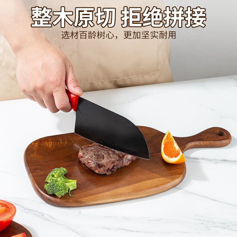 A Acacia wooden tray cutting board cutting board pizza steak creative fruit wooden breadboard kitchen
