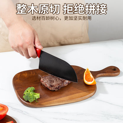A Acacia wooden tray cutting board cutting board pizza steak creative fruit wooden breadboard kitchen