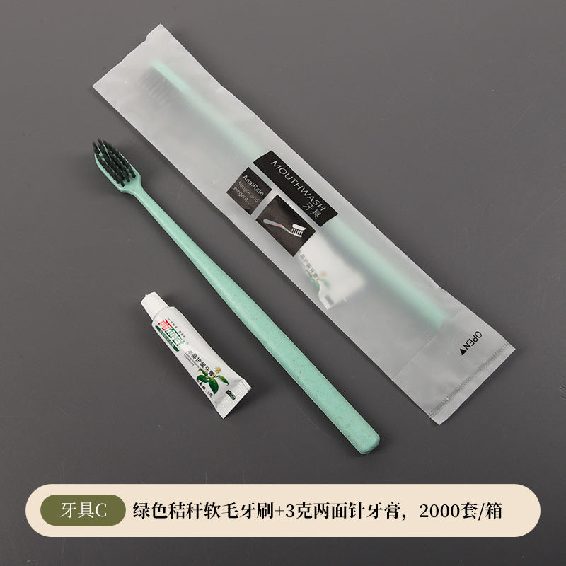 مجموعة أدوات النظافة الشخصية الفندقية للاستخدام مرة واحدة 