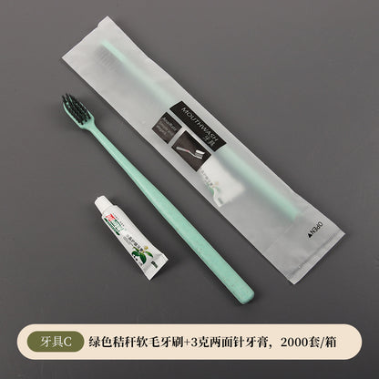 مجموعة أدوات النظافة الشخصية الفندقية للاستخدام مرة واحدة 