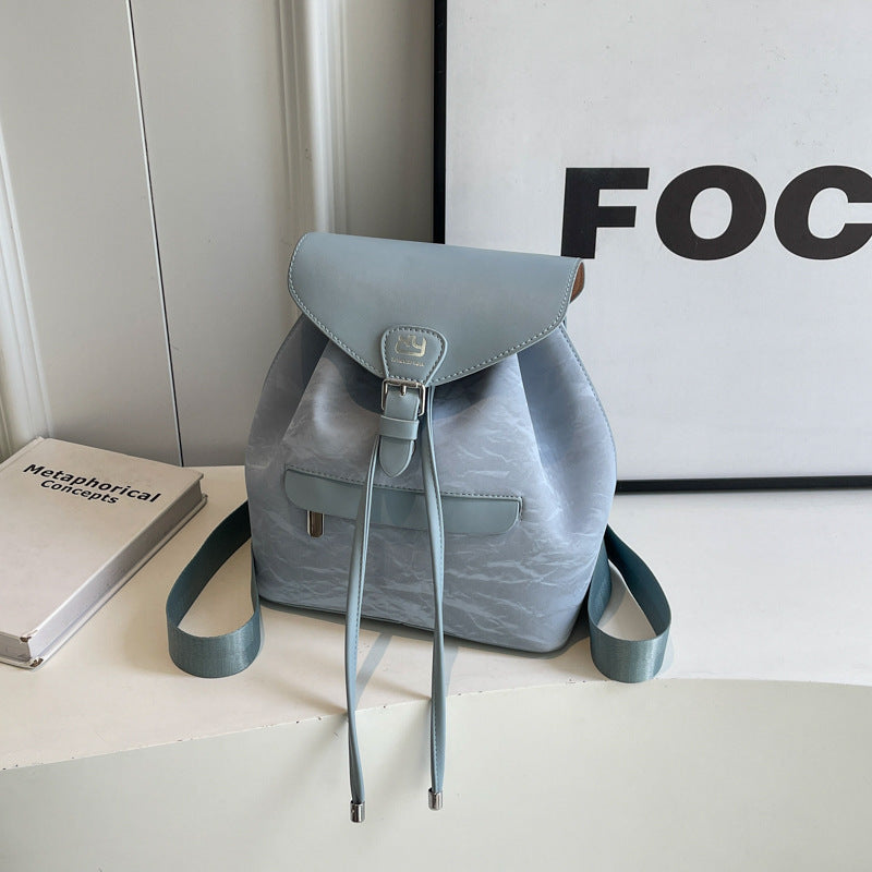 A niche fashion backpack woman