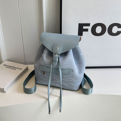 A niche fashion backpack woman