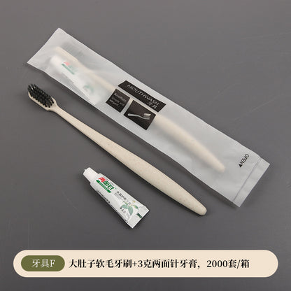 مجموعة أدوات النظافة الشخصية الفندقية للاستخدام مرة واحدة 