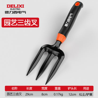 A Gardening tools, small shovels, growing vegetables, growing flowers, household shovels, beach catching sea tools, three-piece set