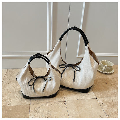 A messenger bag handbag