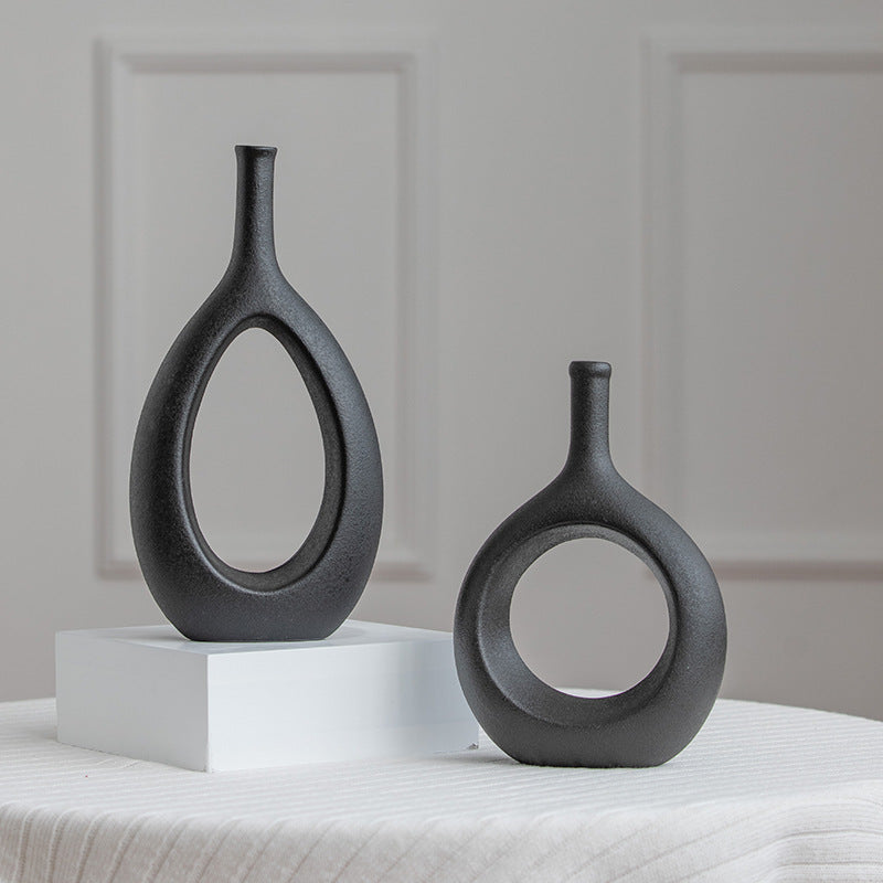 A ceramic vase