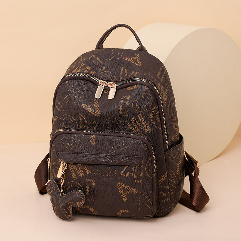 A new women's backpack trendy Internet celebrity hot-selling large-capacity backpack