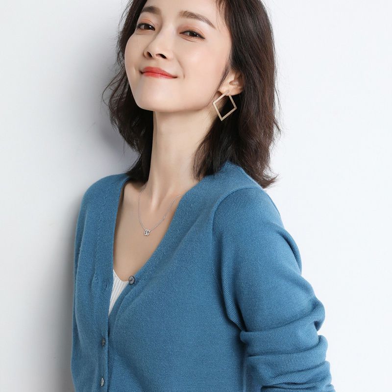 A knitted cardigan jacket