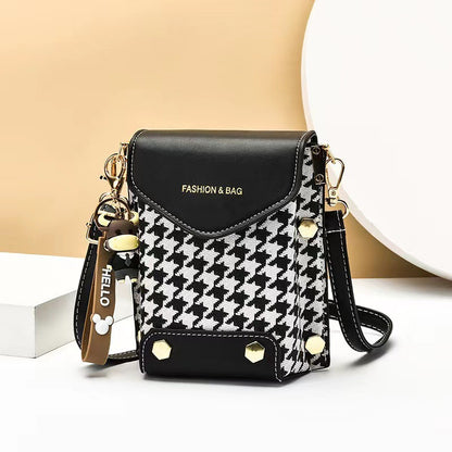 A live broadcast new mini mobile phone bag Internet celebrity live broadcast bag fashion shoulder messenger bag retro small bag - Mixbatch