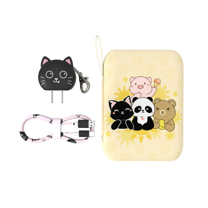 A charging data cable cute set