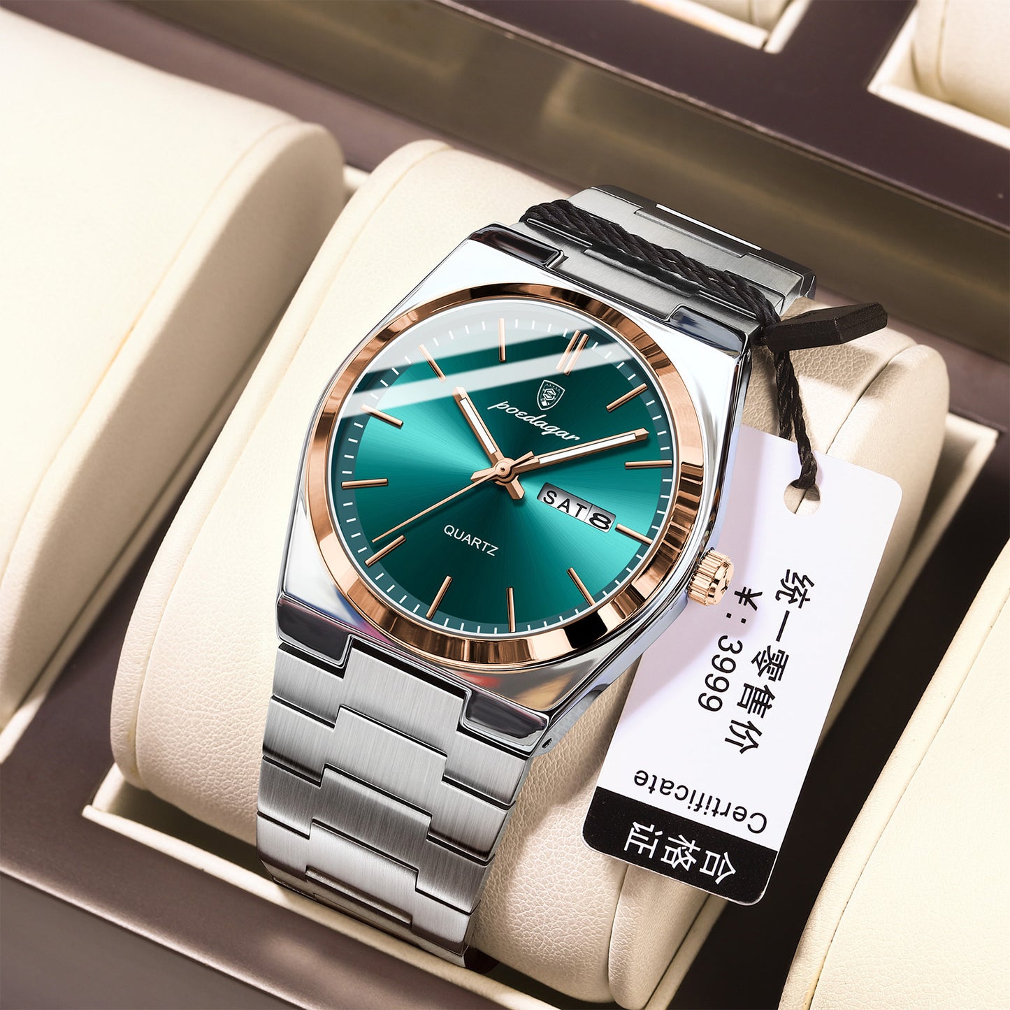 Xīnkuǎn fángshuǐ shuāng rìlì nán xuéshēng wàimào xiūxián shíshàng yùndòng shíyīng biǎo 930 24 / 5,000 New waterproof dual calendar male student foreign trade leisure fashion sports quartz watch 930