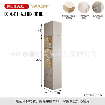 A European pine board wardrobe with melamine finish