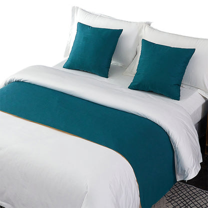 A hotel bedside towel decoration