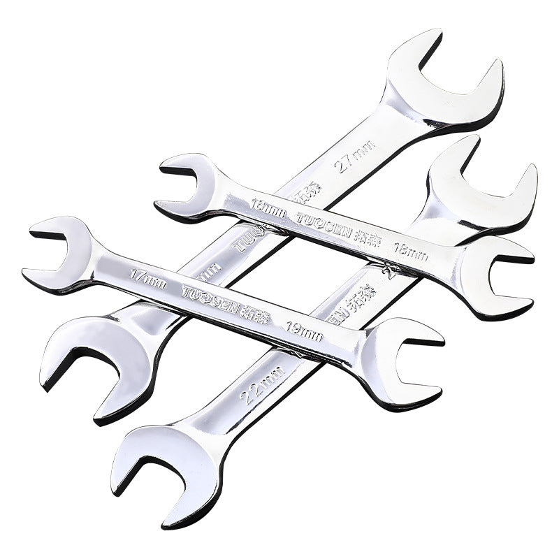 A Manual Stay Wrench Full Set of 8-32MM Mirror Opening Wrench 45 Steel Double Head Wrench Opening Wrench