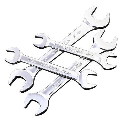 A Manual Stay Wrench Full Set of 8-32MM Mirror Opening Wrench 45 Steel Double Head Wrench Opening Wrench