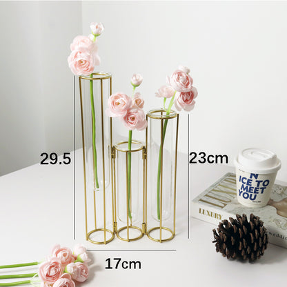 A test tube transparent glass vase ornament home dining table TV cabinet flower arrangement decoration handmade water glass bottle