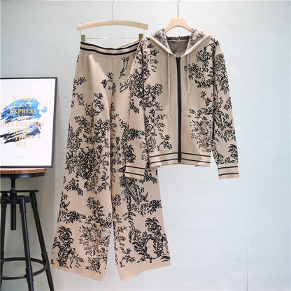 A knitted two-piece set
