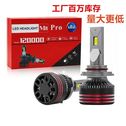 A M8 PRO car headlight 60W headlight H4 9005 H1H7 single copper tube LED headlight far and near light