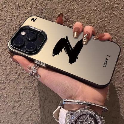 A letter printed mobile phone protective case