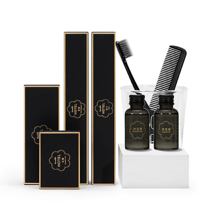 Hotel hotel disposable toothbrush boxed toiletries B & B disposable supplies set consumables customization