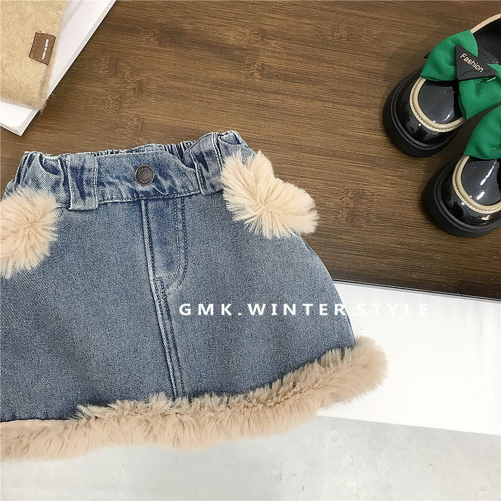 A children's top and skirt