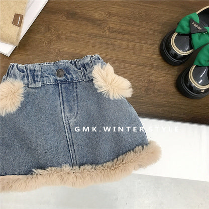 A children's top and skirt