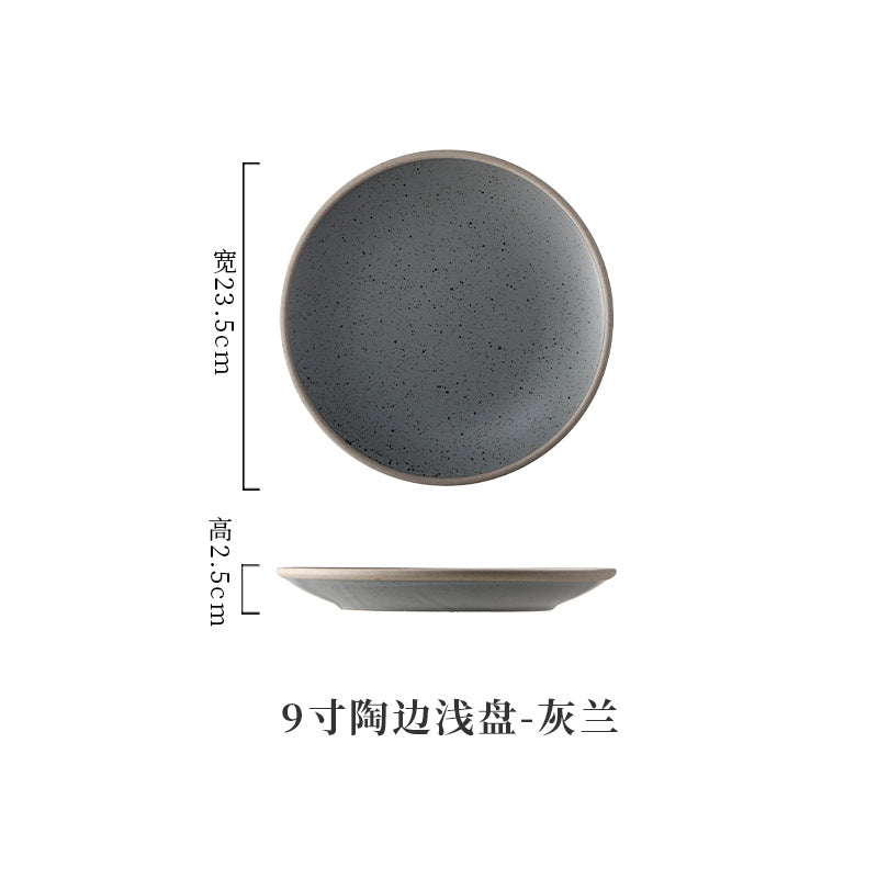 A Western food plate ceramic tableware