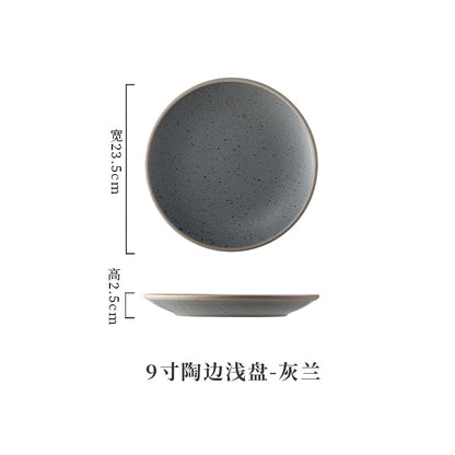 A Western food plate ceramic tableware