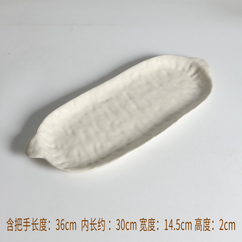 A ceramic handmade tableware