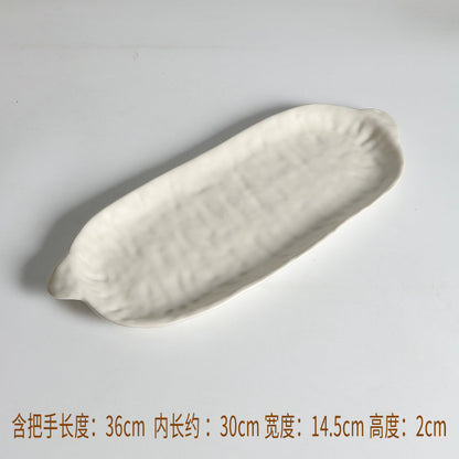 A ceramic handmade tableware