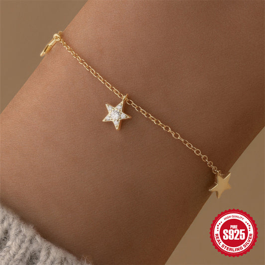 A S925 Silver Star Bracelet