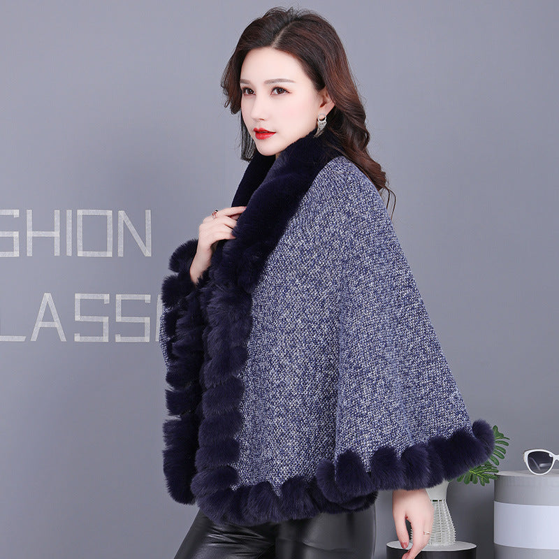 A faux fur jacket