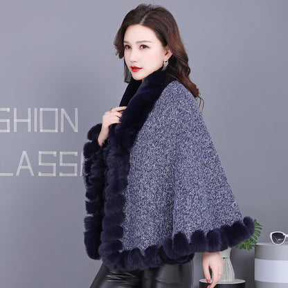 A faux fur jacket