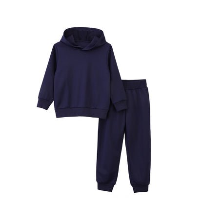 A children's long-sleeved trousers set