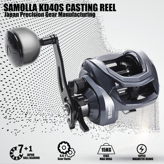 A All-metal Baitcasting Reel – Saltwater Lure Reel for Sea Rods