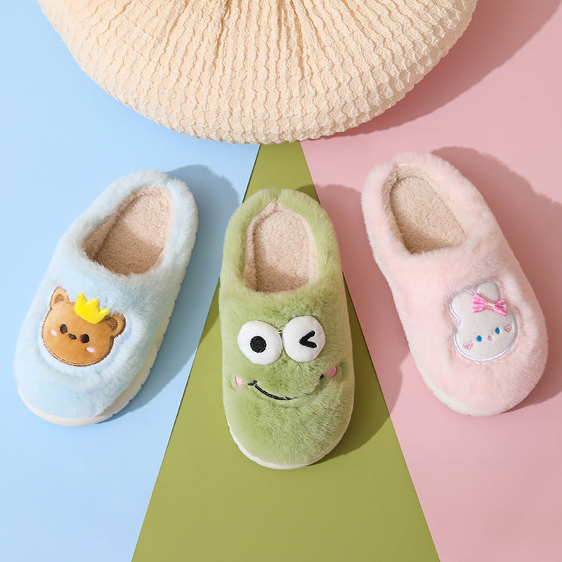 A children's thermal slippers