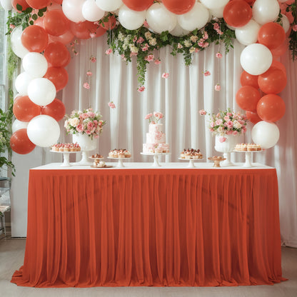 A Table curtain table circumference