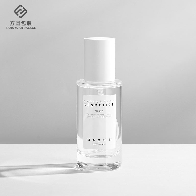 A New product straight round thick bottom glass cream bottle, dropper essential oil bottle, cosmetic bottle, lotion bottle in stock - Mixbatch